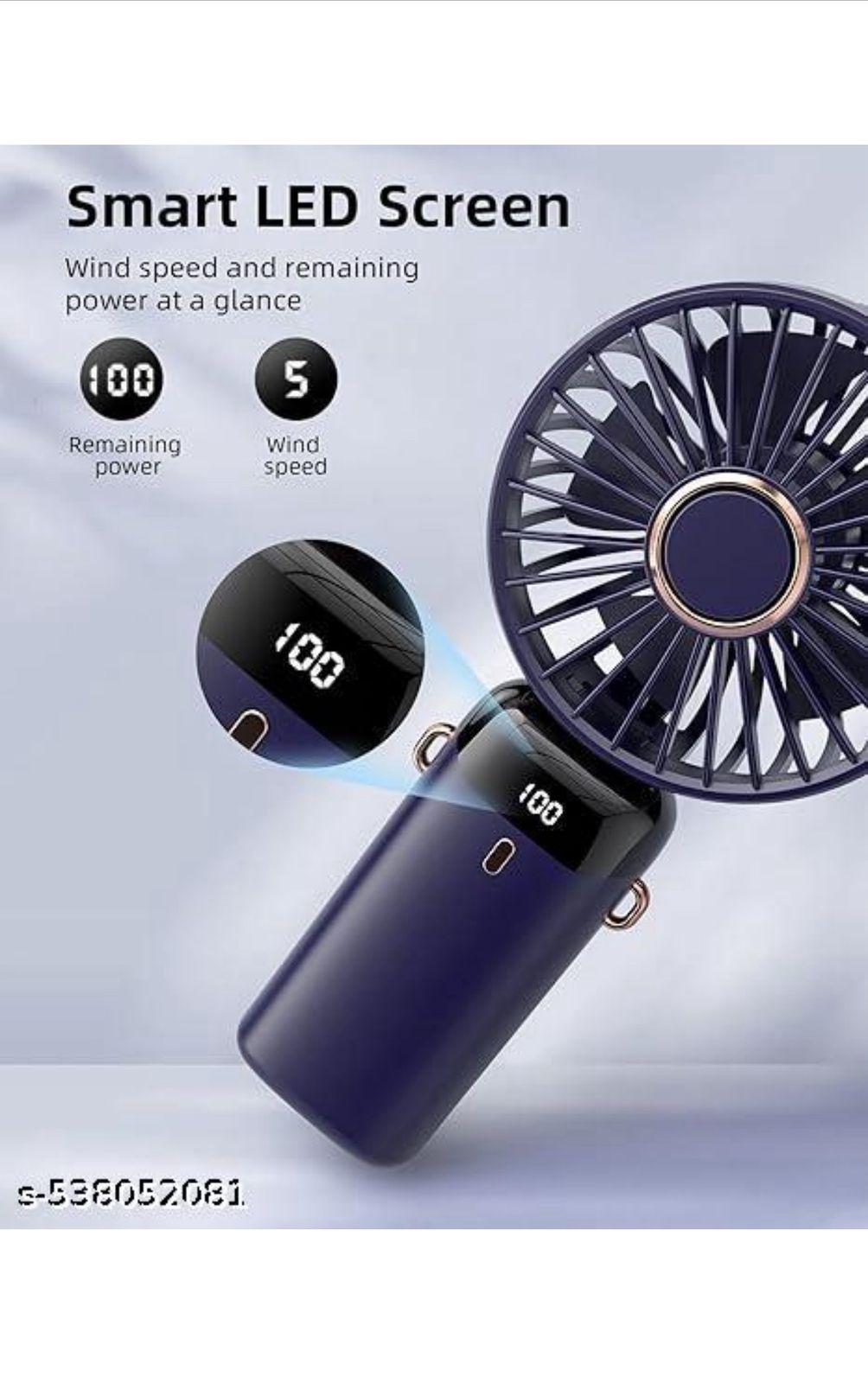 Rechargeable Hand Neck Fan
