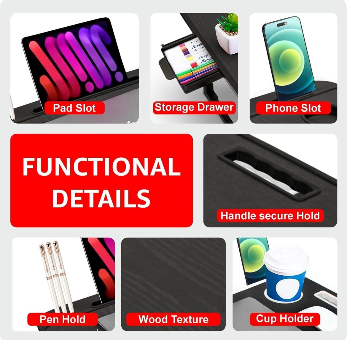 Foldable Laptop Bed Table