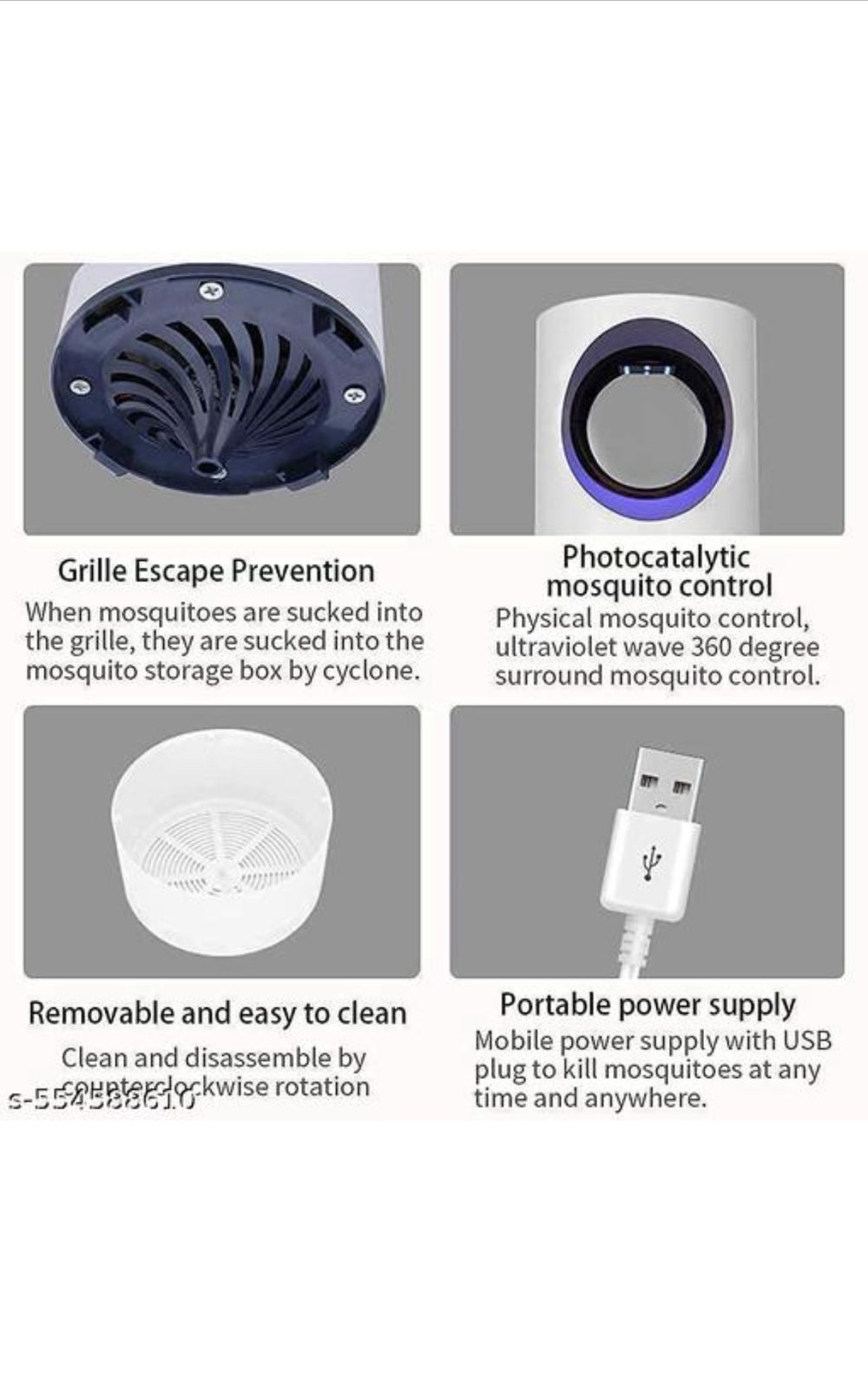 Mosquito and Fly Killer Lamp